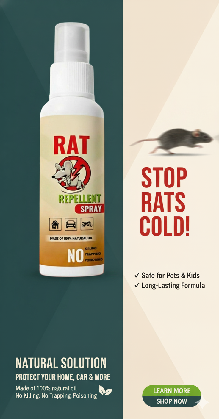 Rat Repellent Spreay 50ML (Pack of 3)