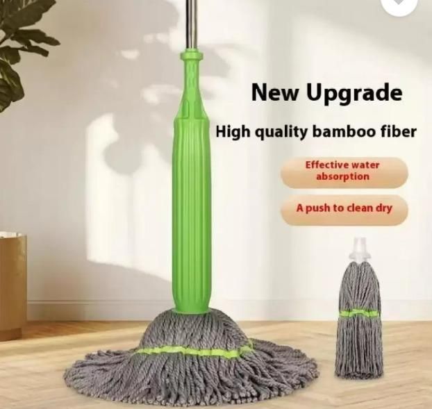 Premium Microfiber Self-twisting Water Rotating Floor Cleaning Mop – Durable & Easy to Use