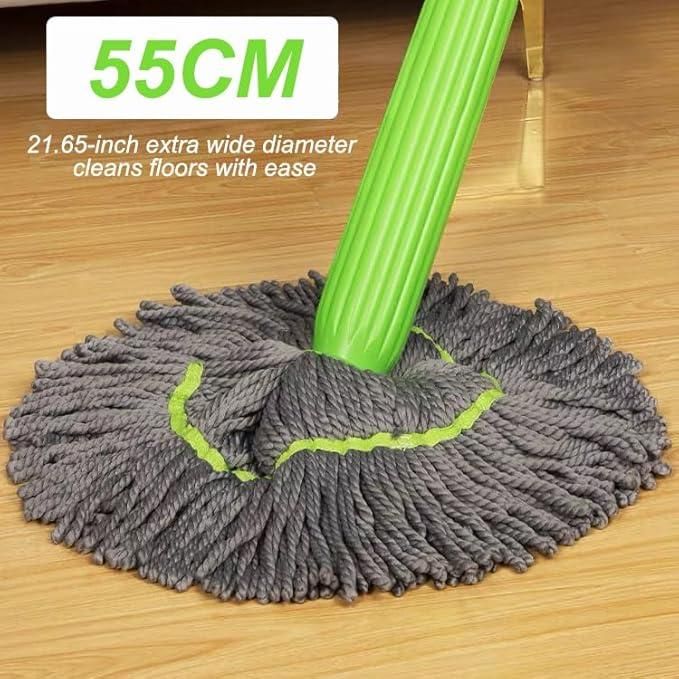 Premium Microfiber Self-twisting Water Rotating Floor Cleaning Mop – Durable & Easy to Use